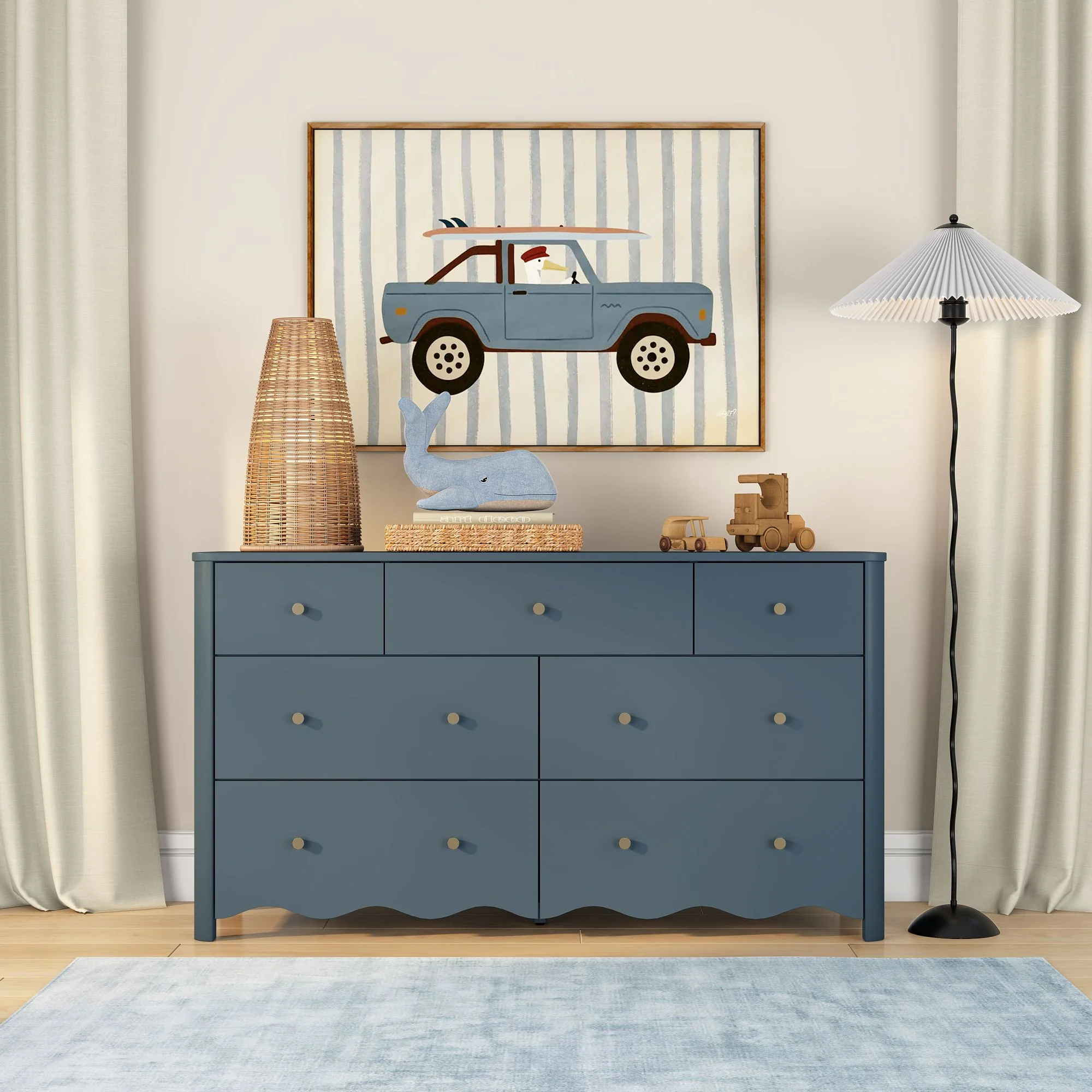 Sutton 7-Drawer Dresser - Image 12
