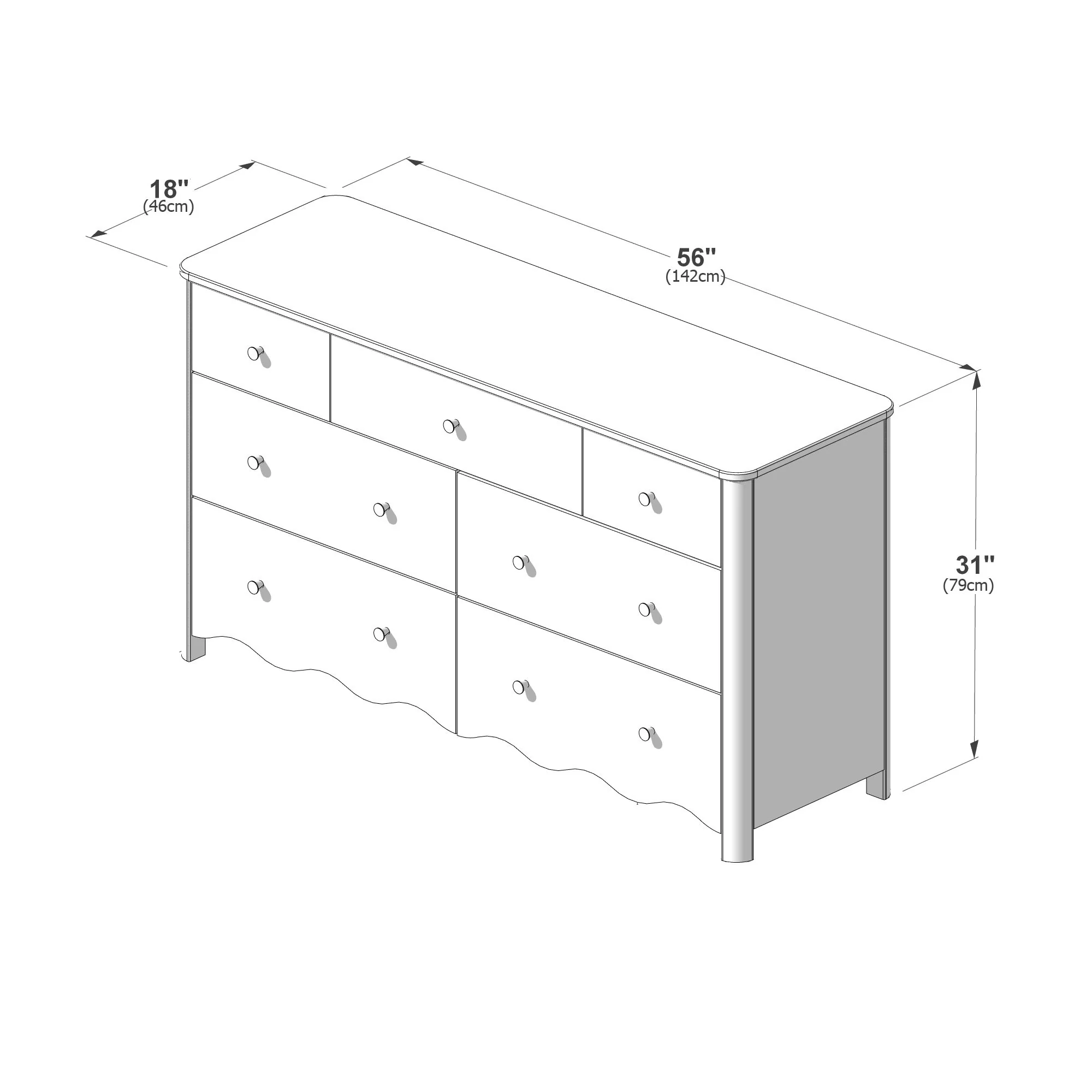 Sutton 7-Drawer Dresser - Image 42