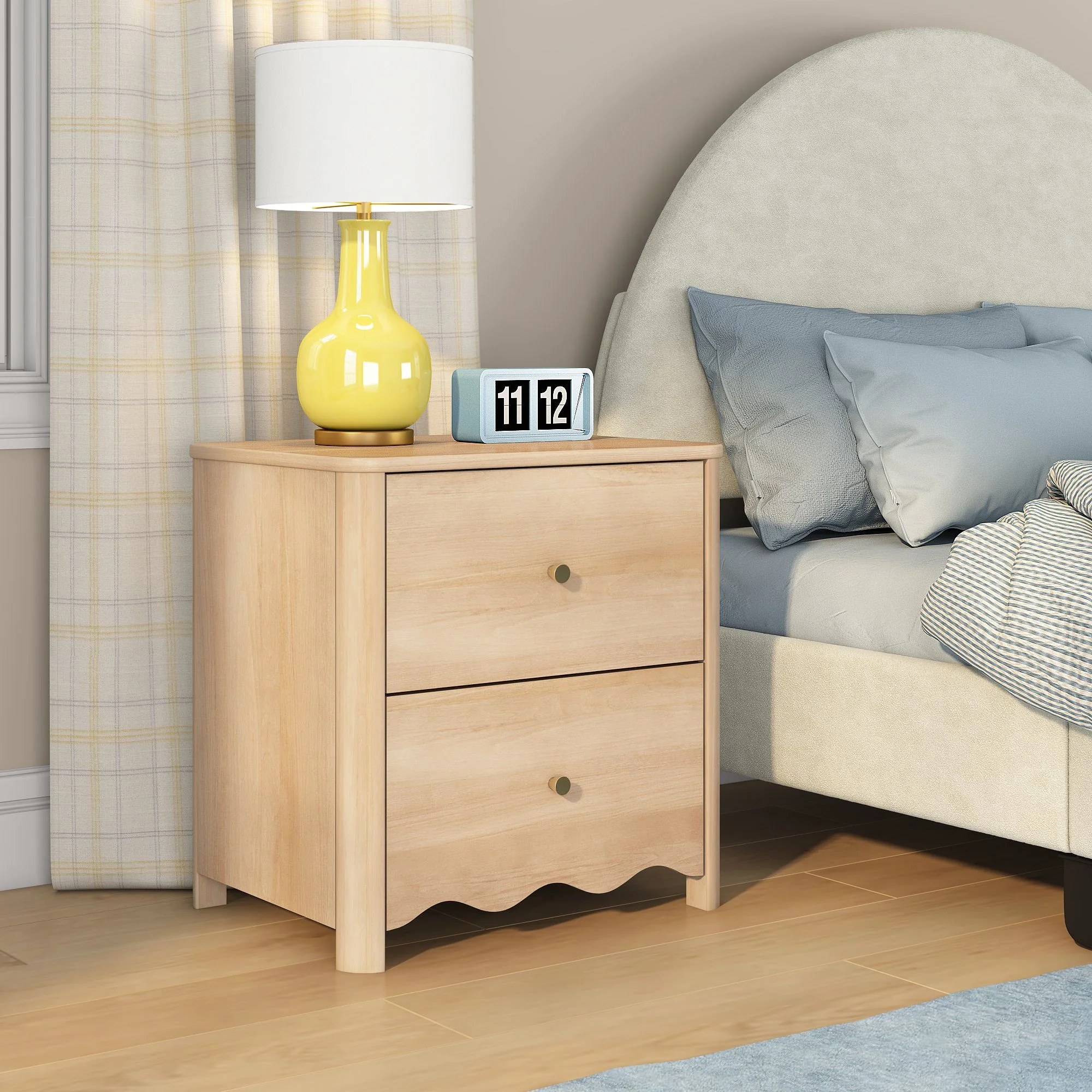 Sutton 2-Drawer Nightstand - Image 3