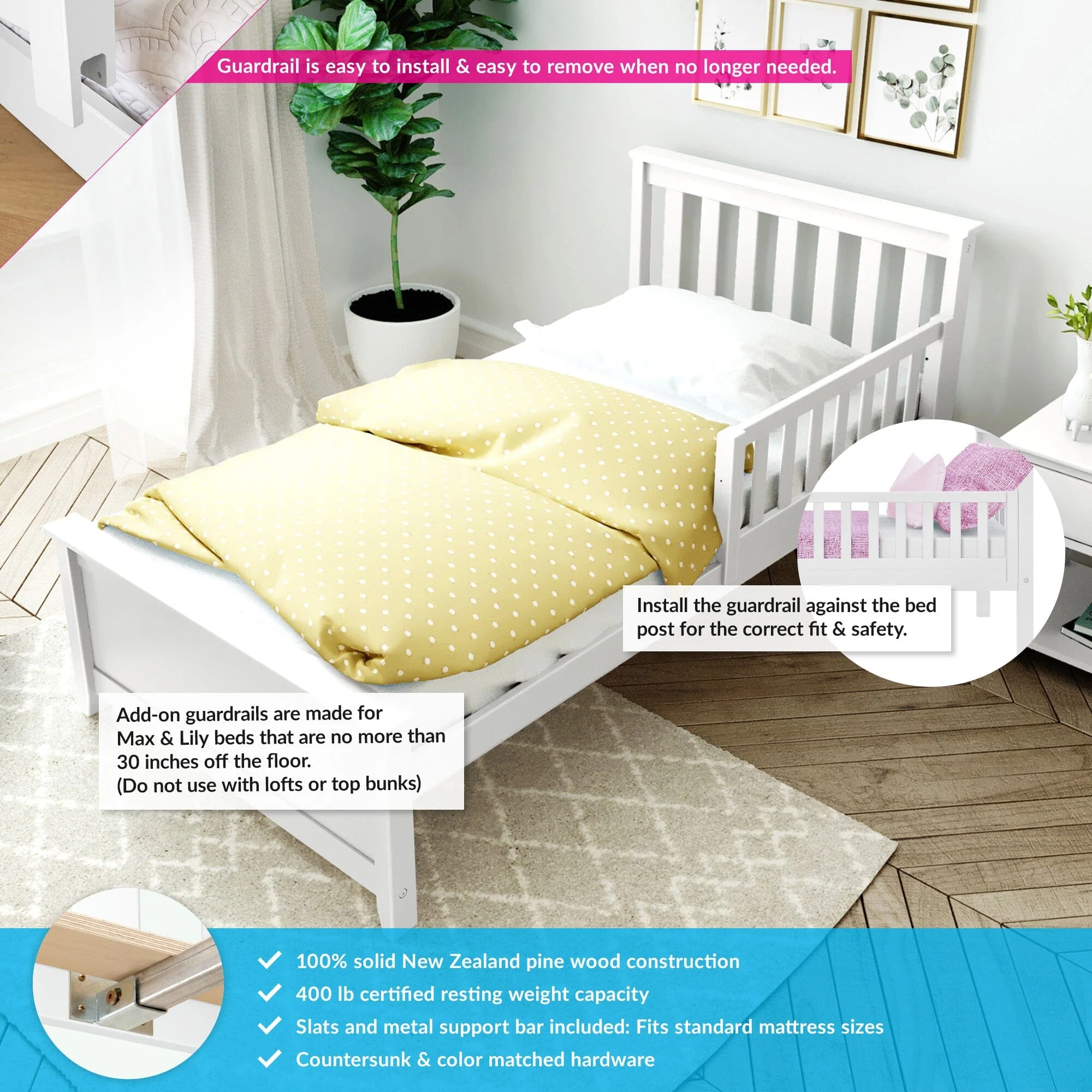 Twin Bed with Guard Rails - Image 14