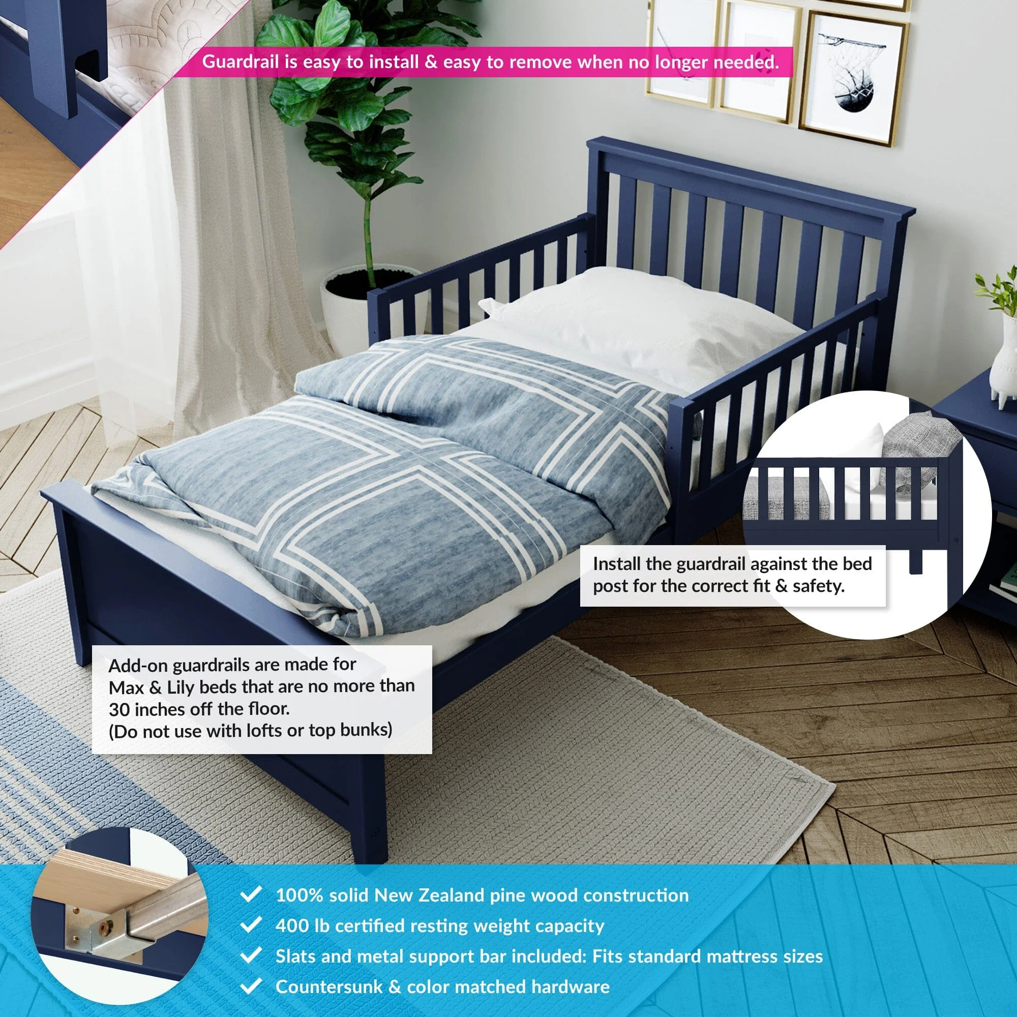 Twin Bed with Guard Rails - Image 20