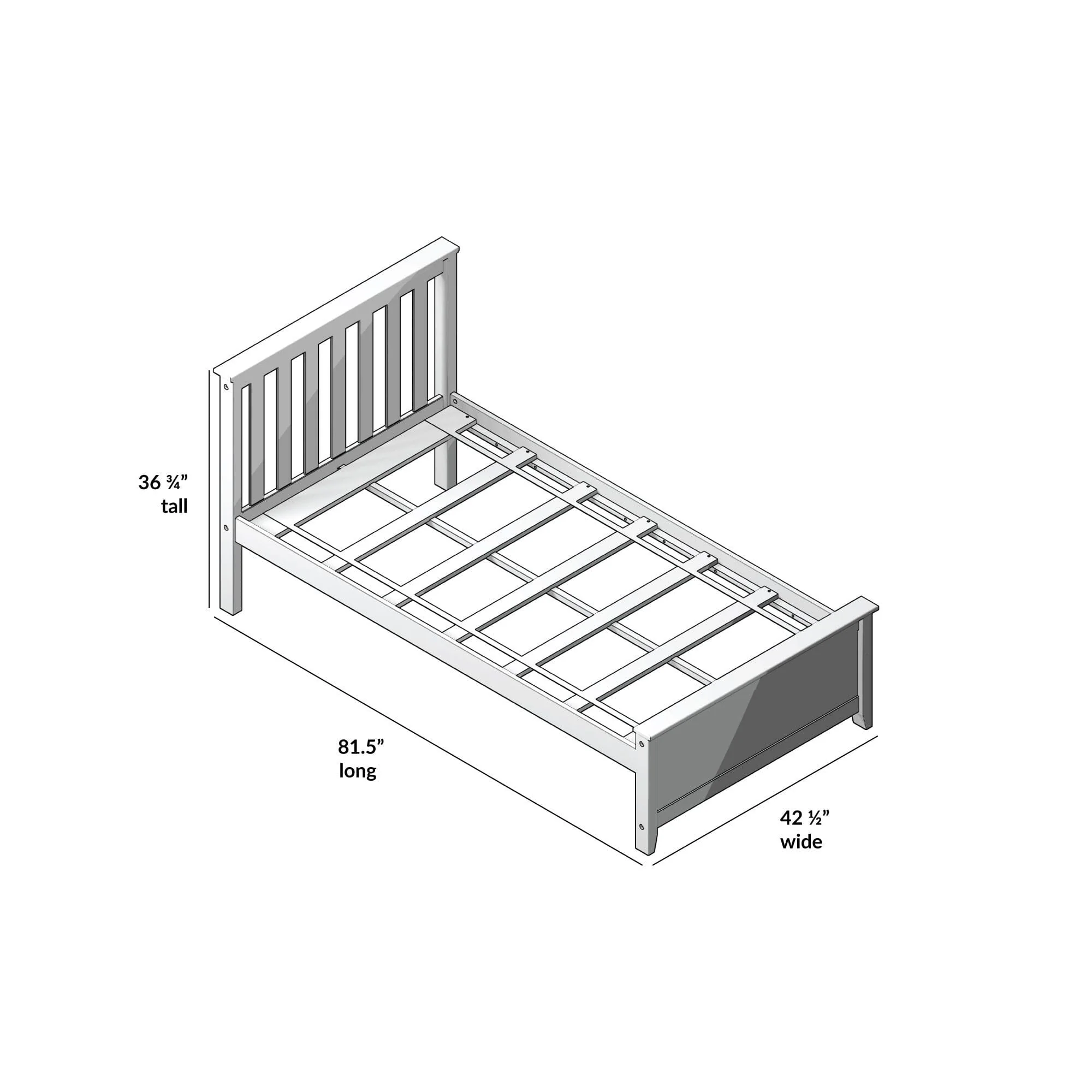 Twin Bed with Guard Rails - Image 65