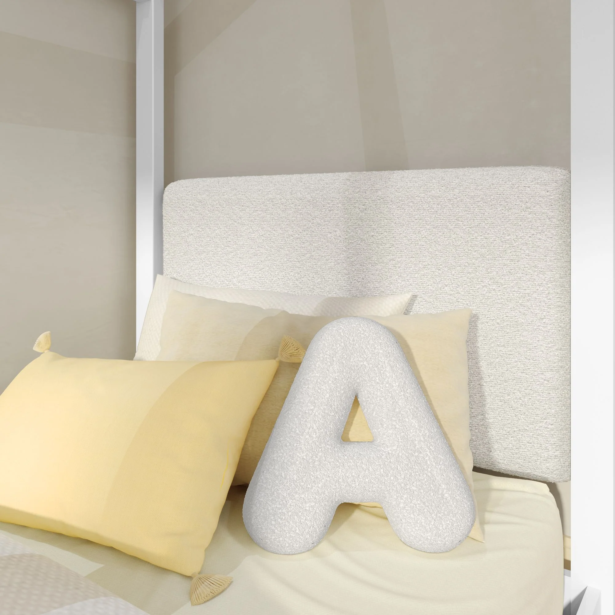 Twin House Bed With Floating Headboard - Image 73