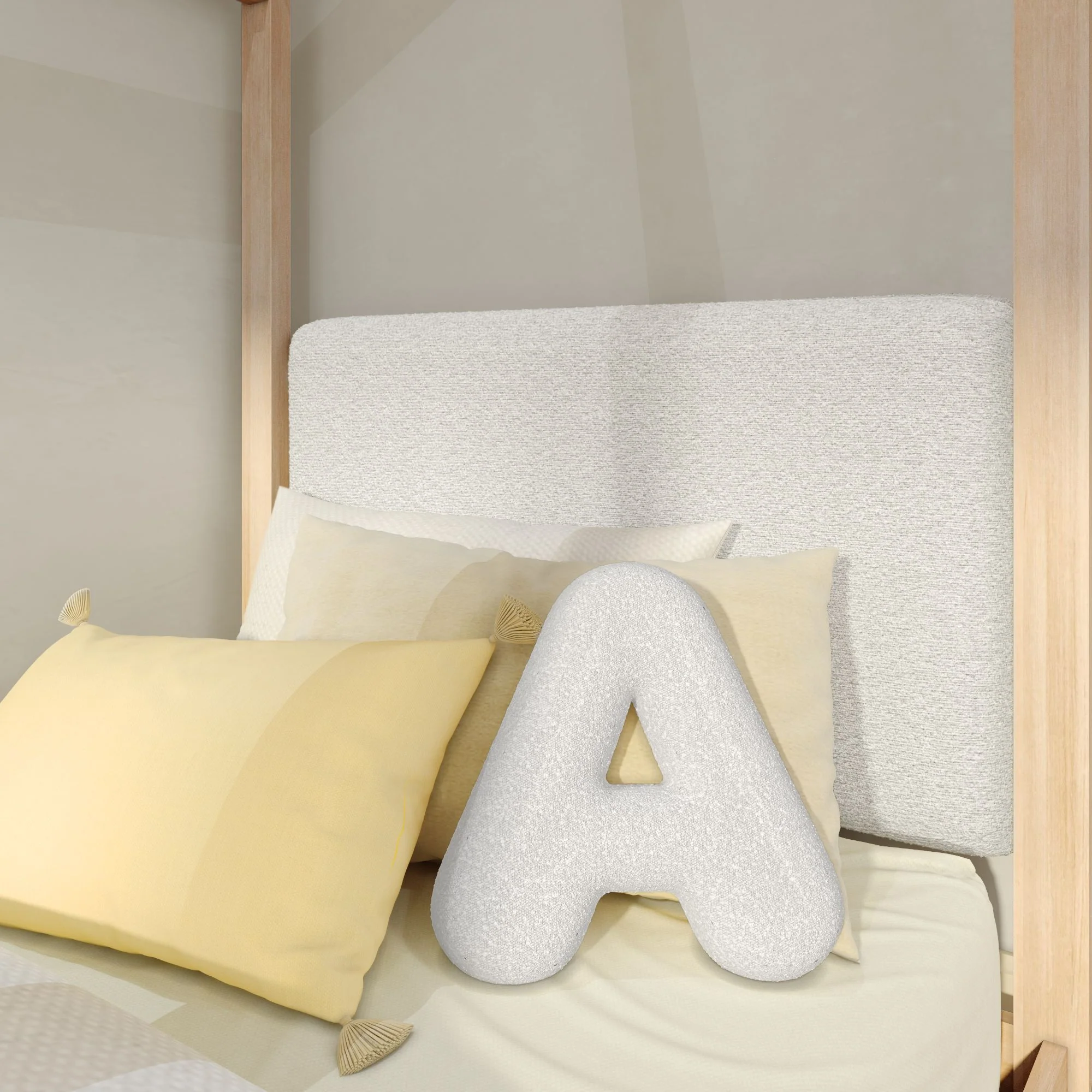 Twin House Bed With Floating Headboard - Image 79