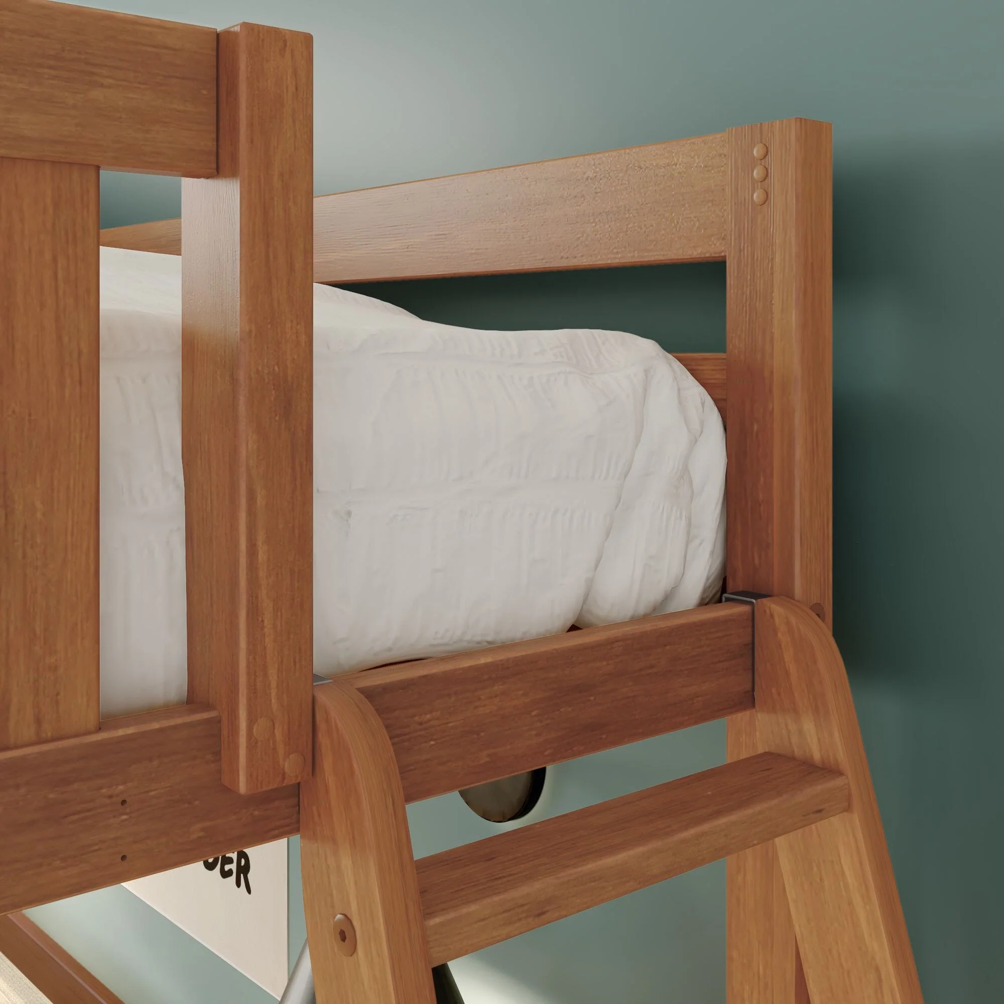 Twin Loft Bed With Ladder on End - Image 14