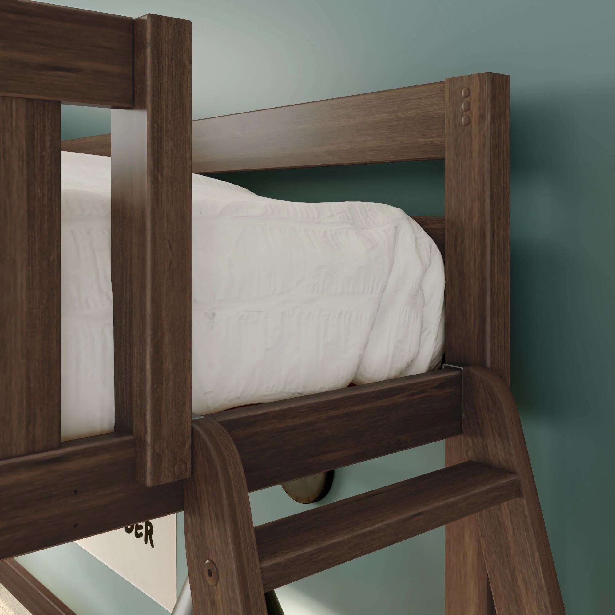 Twin Loft Bed With Ladder on End - Image 15