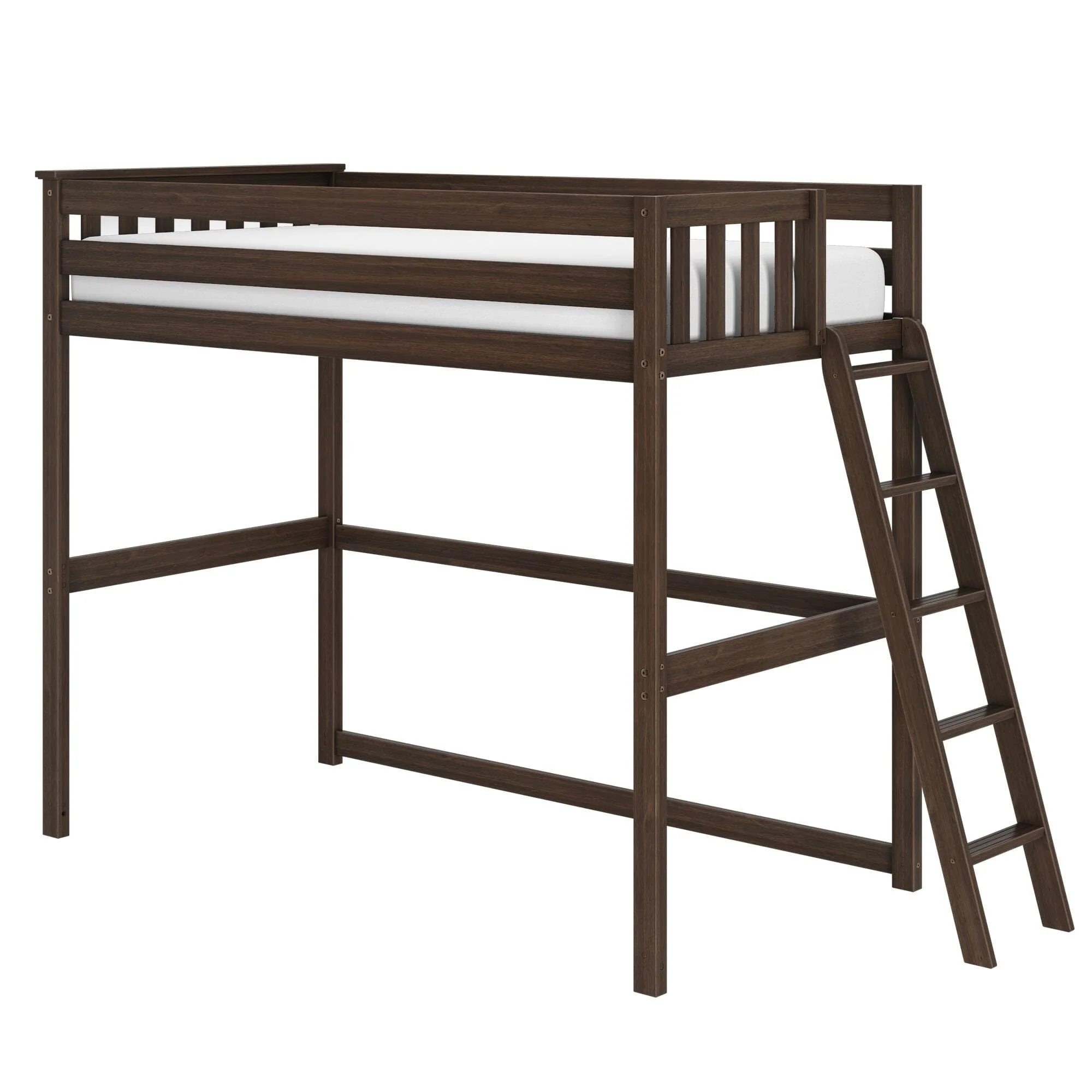 Twin Loft Bed With Ladder on End - Image 9