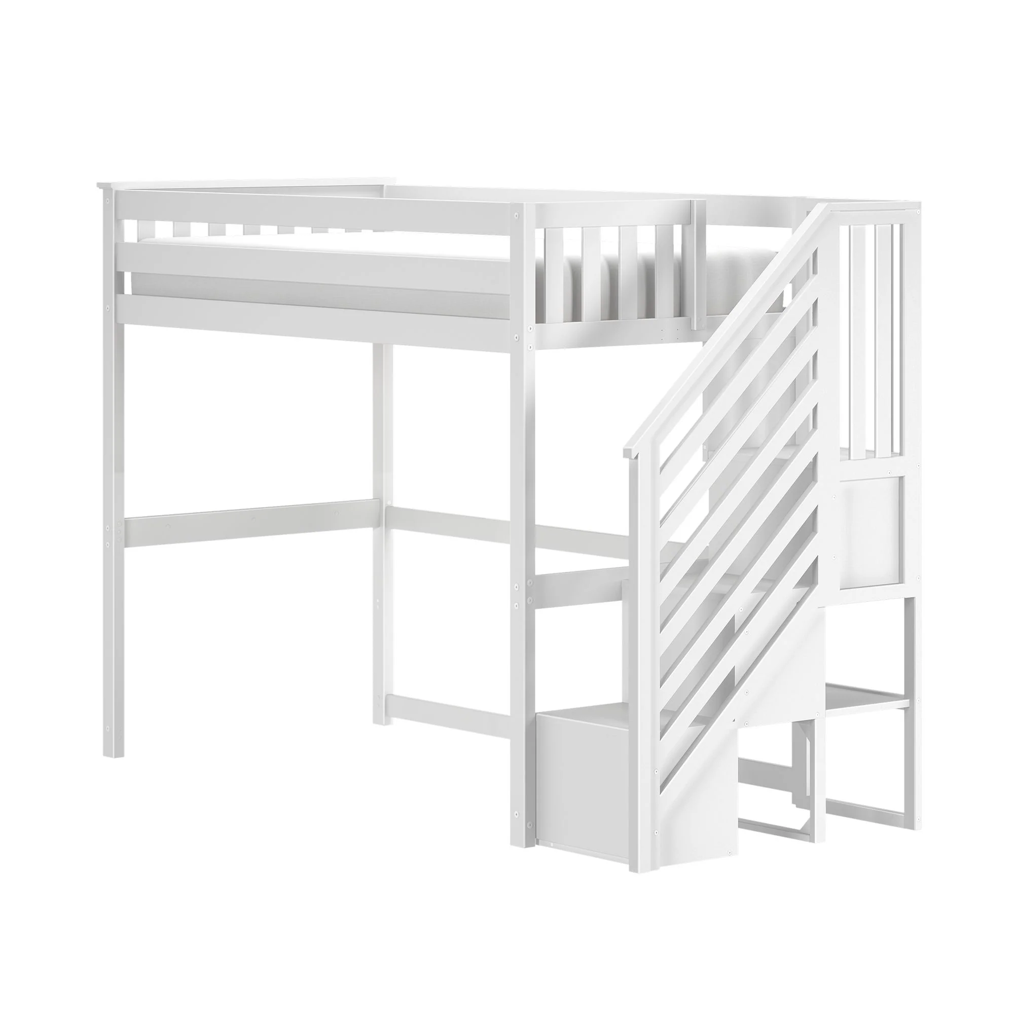 Twin Loft Bed With Stairs - Image 8