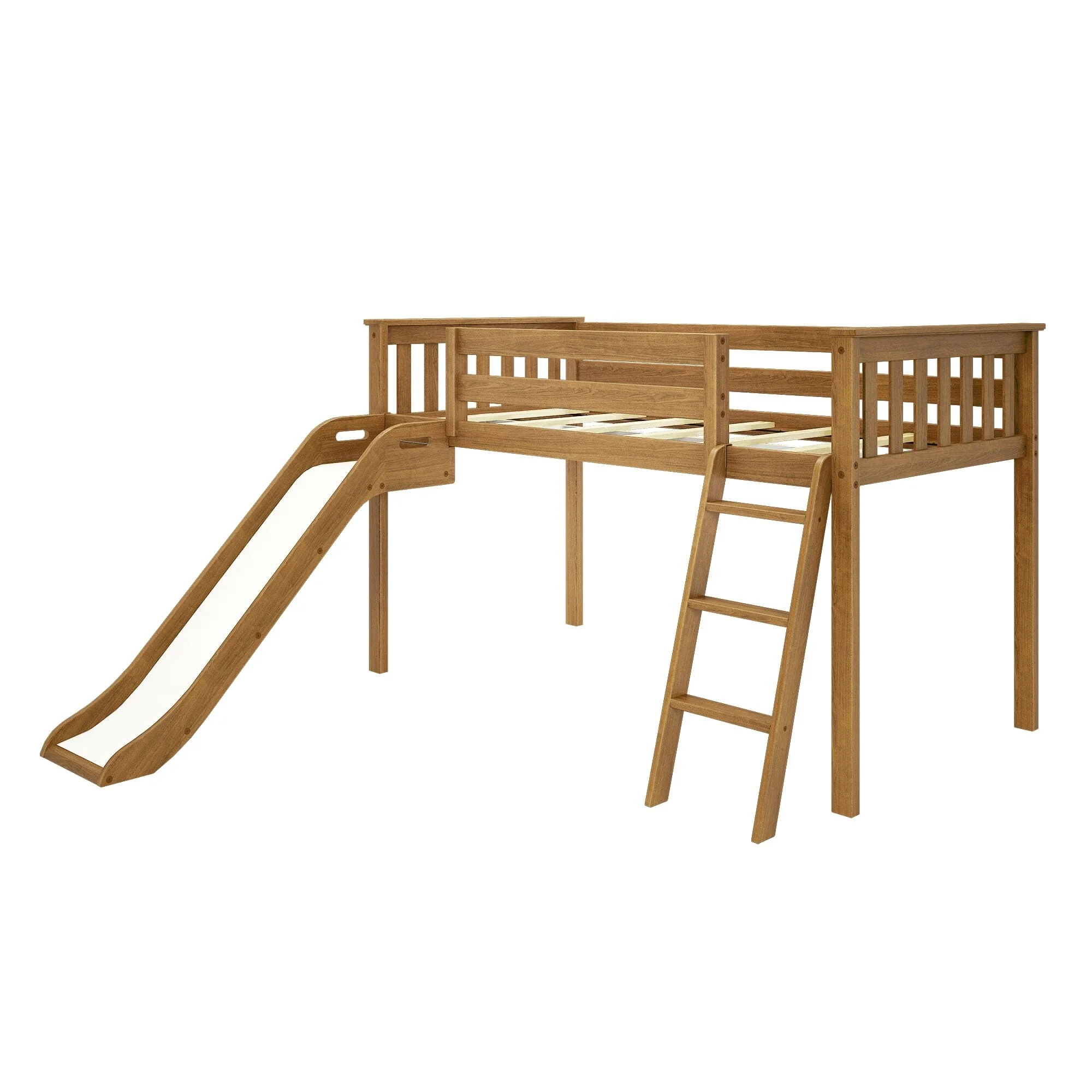 Twin Low Loft Bed With Slide - Image 11