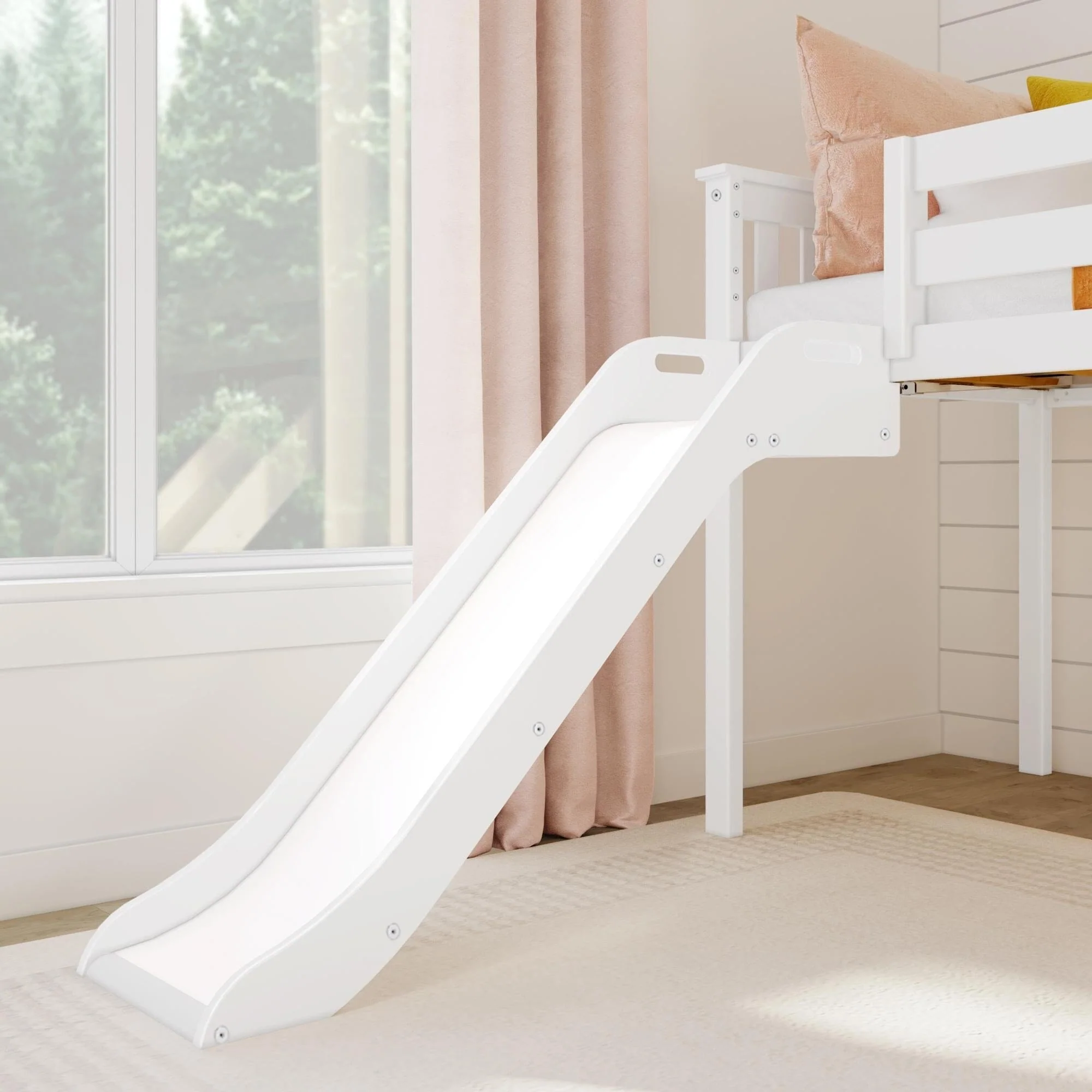 Twin Low Loft Bed With Slide - Image 5