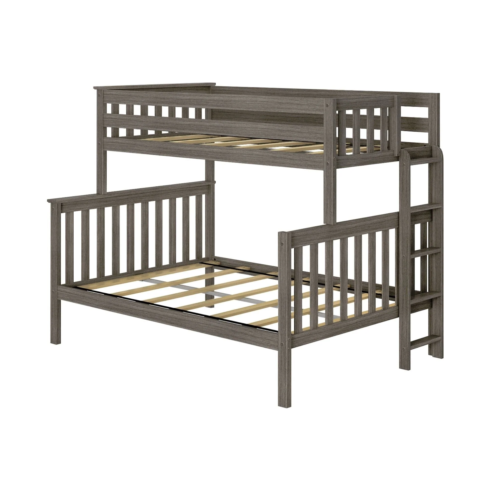 Twin Over Full Bunk Bed With Ladder on End - Image 10
