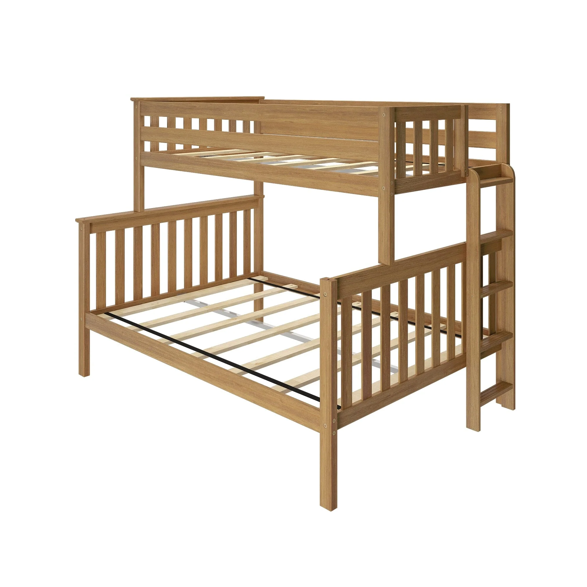 Twin Over Full Bunk Bed With Ladder on End - Image 11