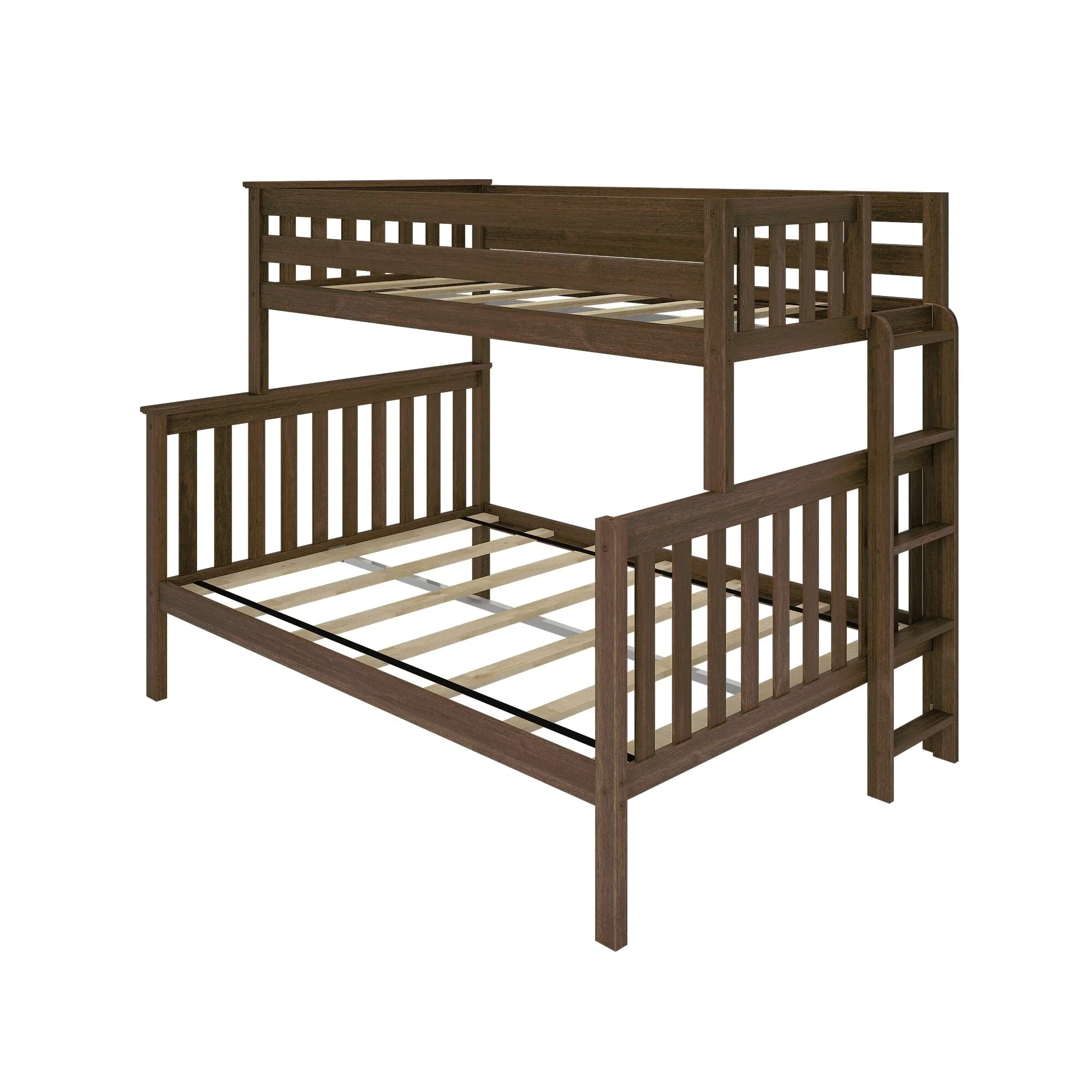 Twin Over Full Bunk Bed With Ladder on End - Image 12