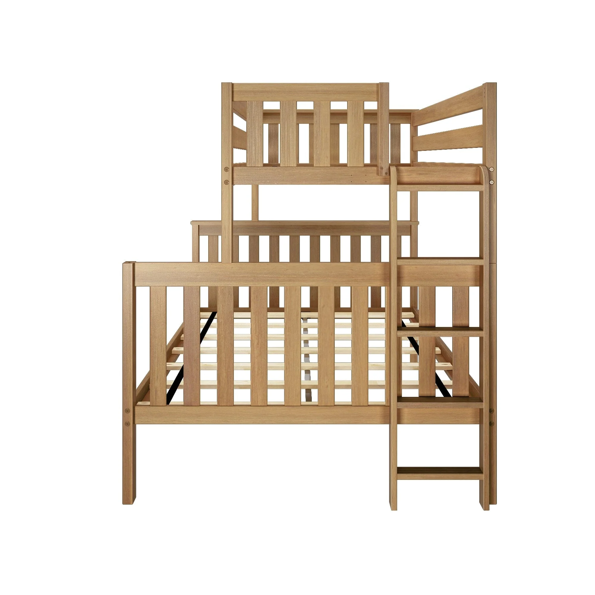 Twin Over Full Bunk Bed With Ladder on End - Image 15