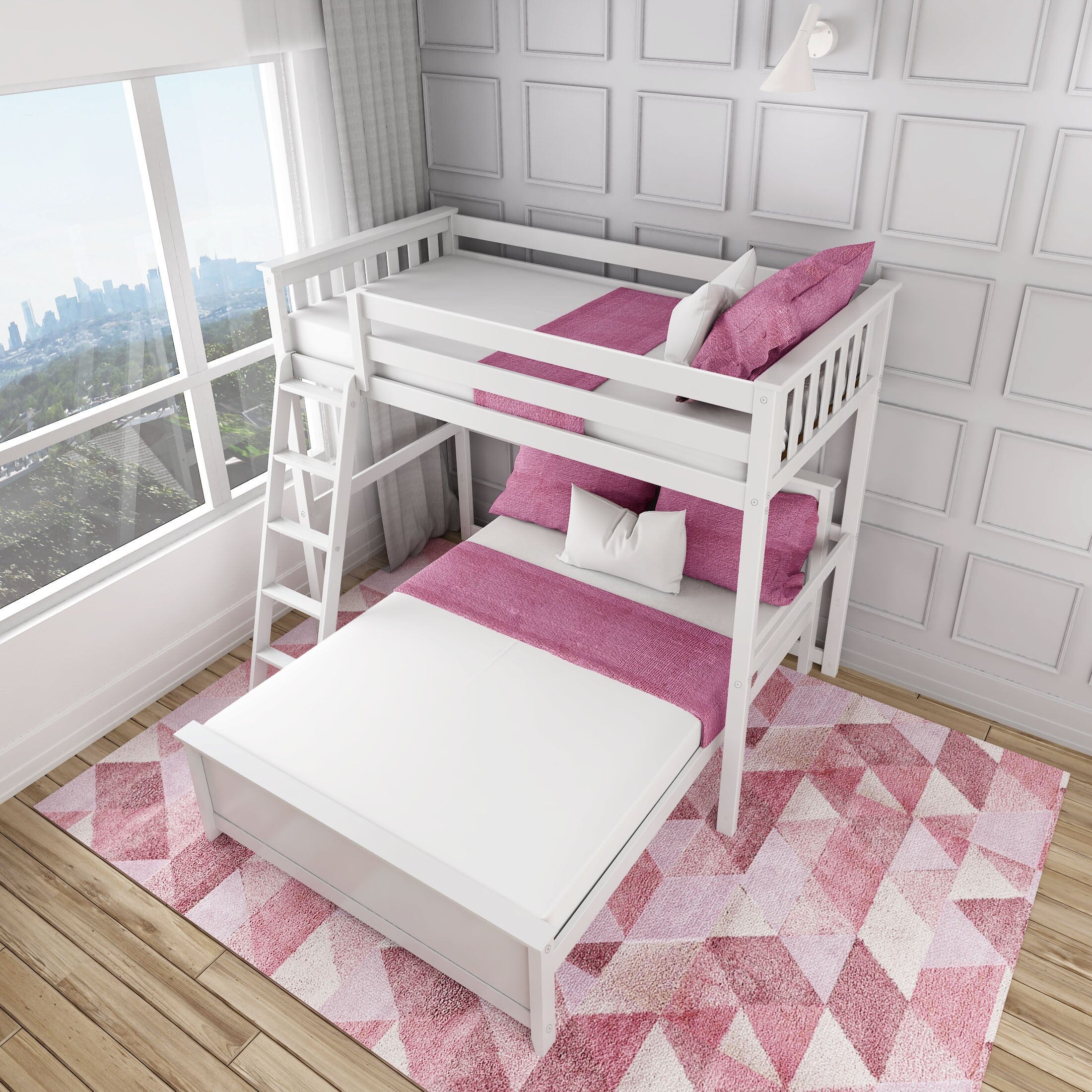 Twin Over Full L-Shaped Bunk Bed - Image 9