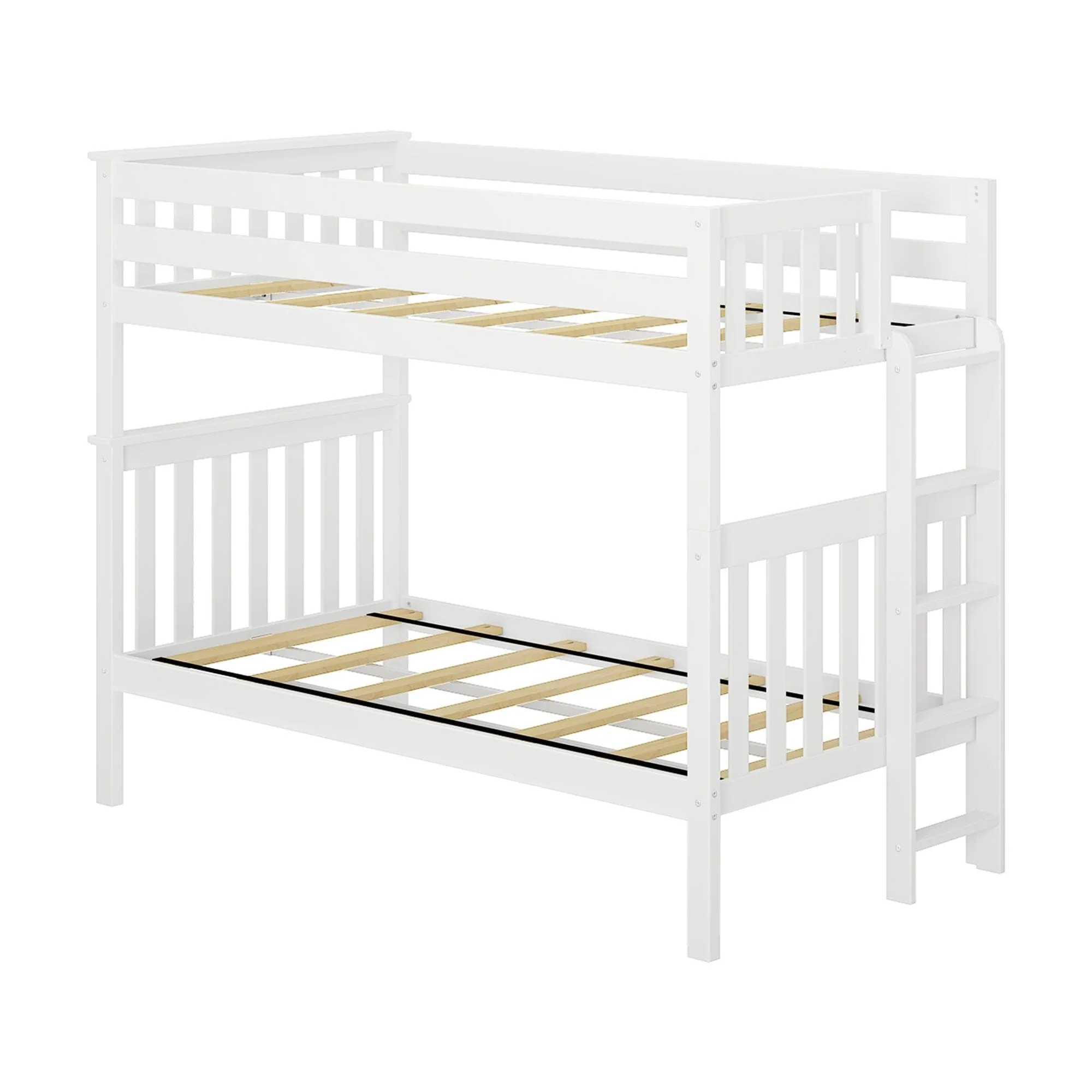 Twin Over Twin Bunk Bed With Ladder on End - Image 10