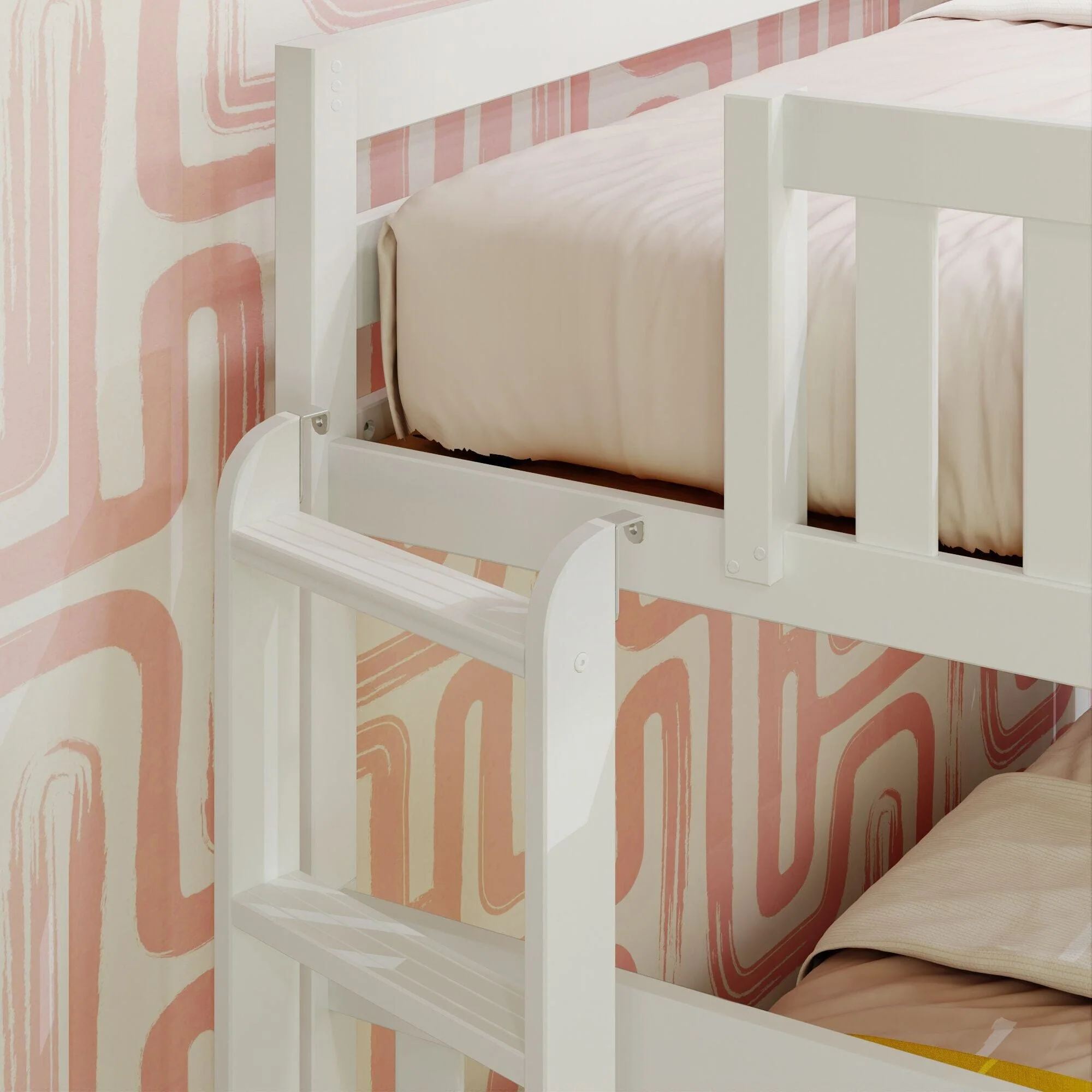 Twin Over Twin Bunk Bed With Ladder on End - Image 18