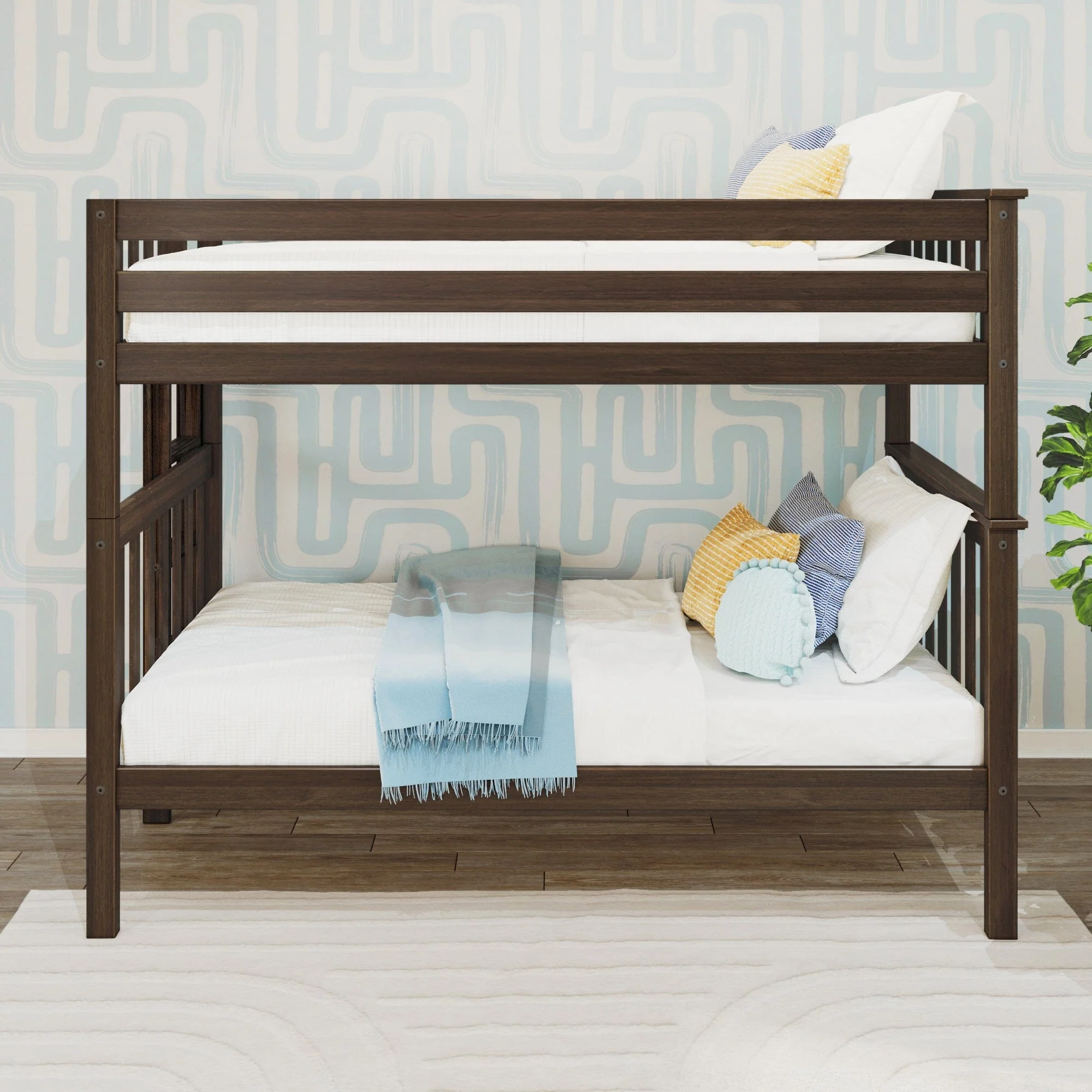 Twin Over Twin Bunk Bed With Ladder on End - Image 22