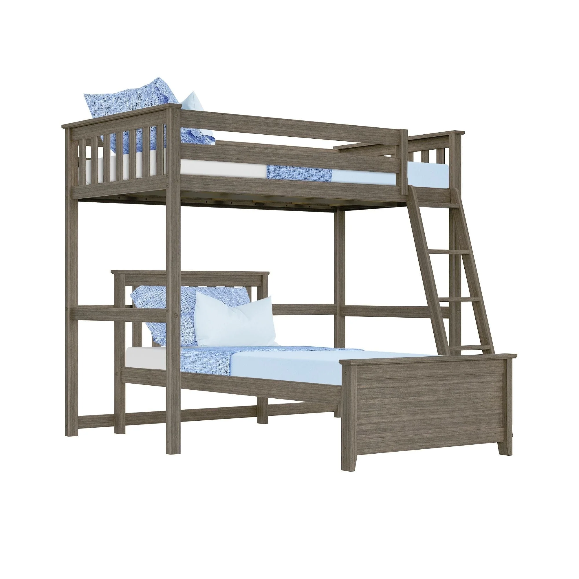 Twin Over Twin L-Shaped Bunk Bed - Image 6