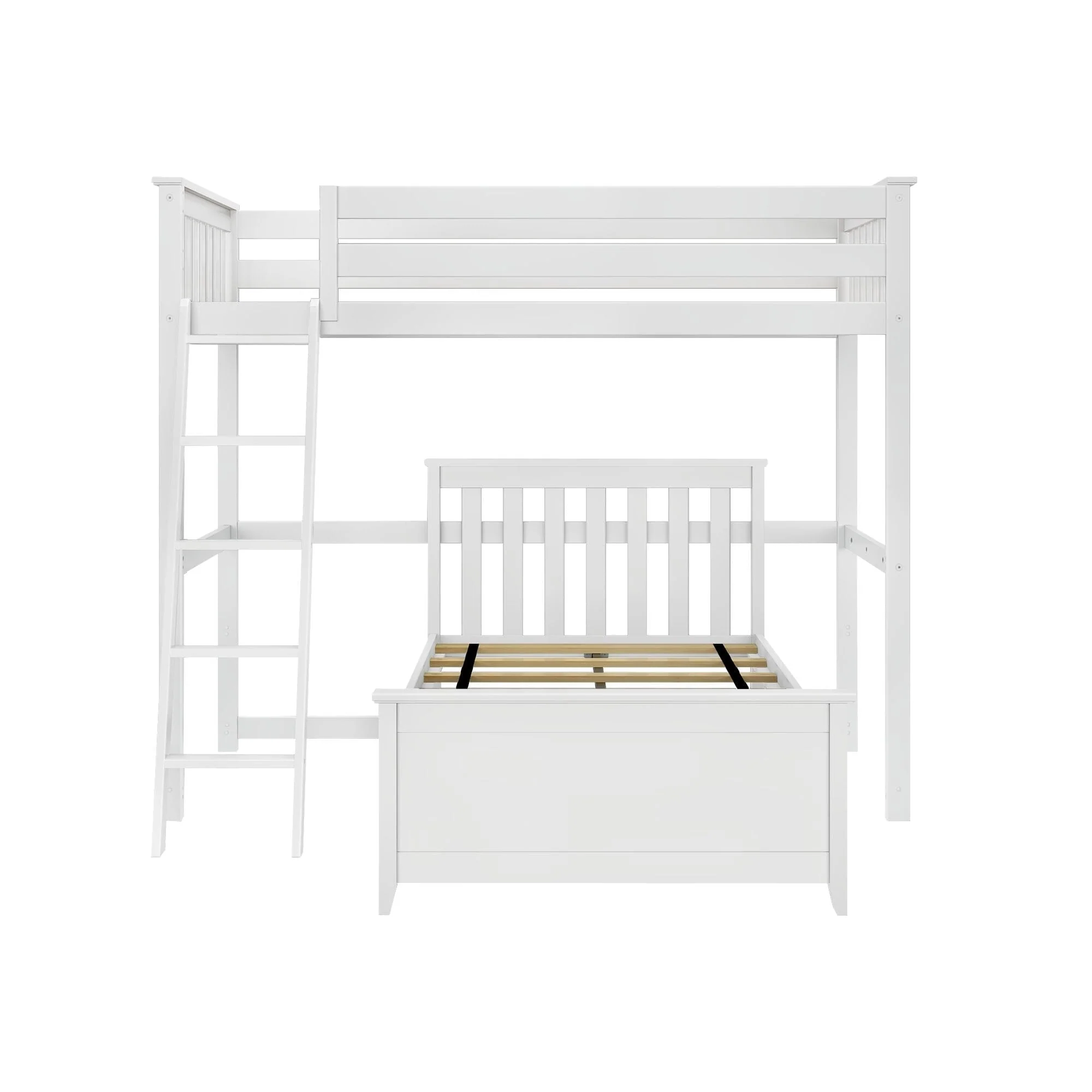 Twin Over Twin L-Shaped Bunk Bed - Image 7