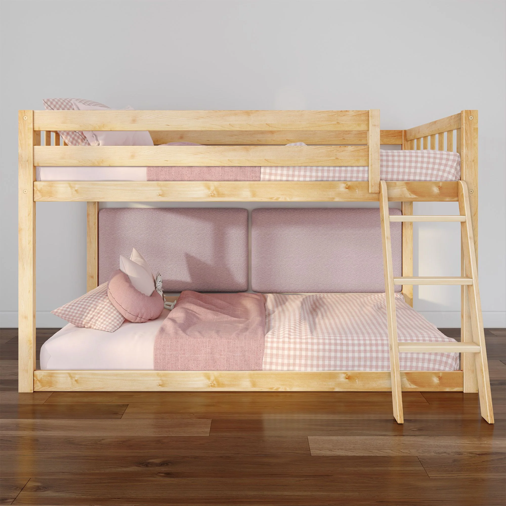 Twin Over Twin Low ModBunk With Two Backrests - Image 4
