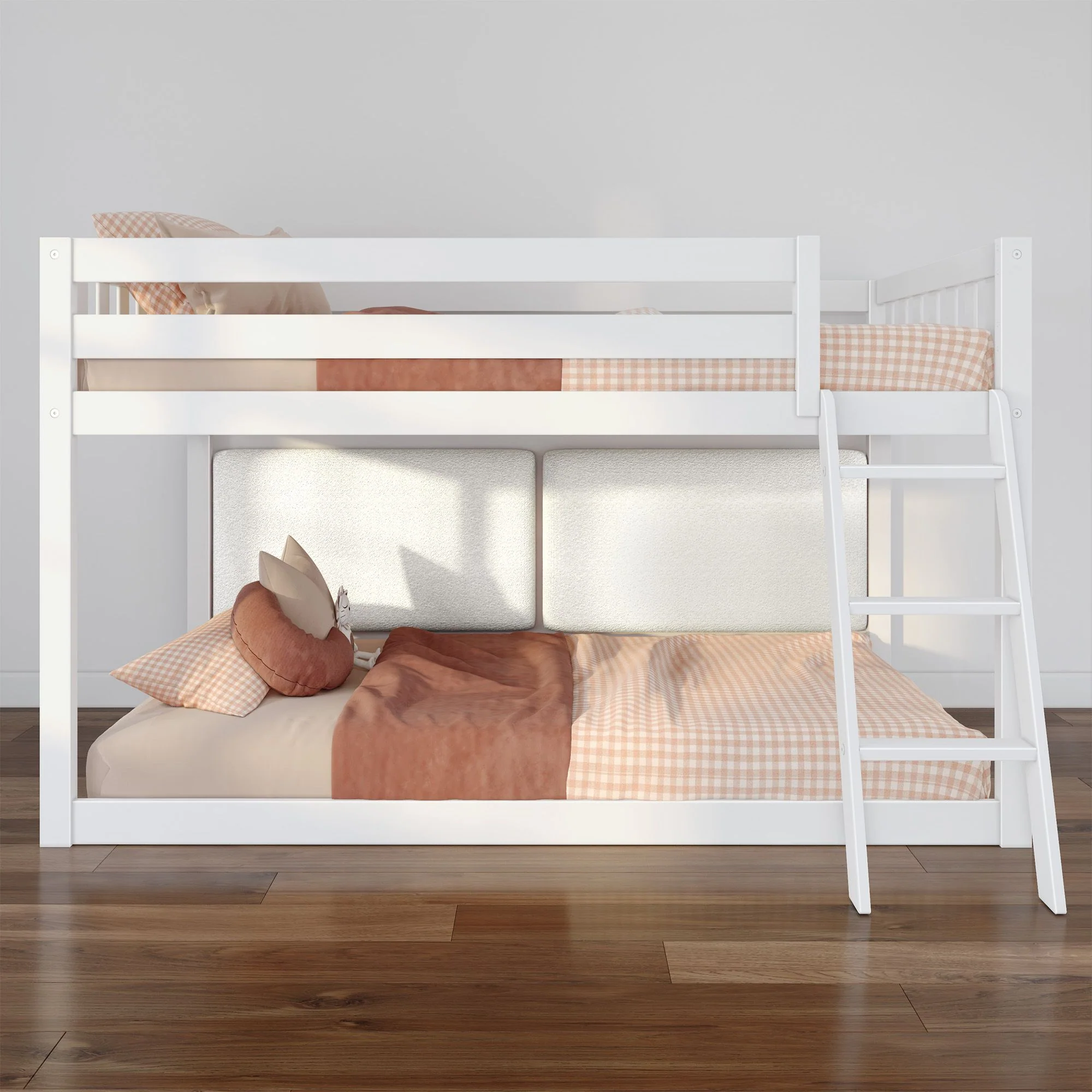 Twin Over Twin Low ModBunk With Two Backrests - Image 6