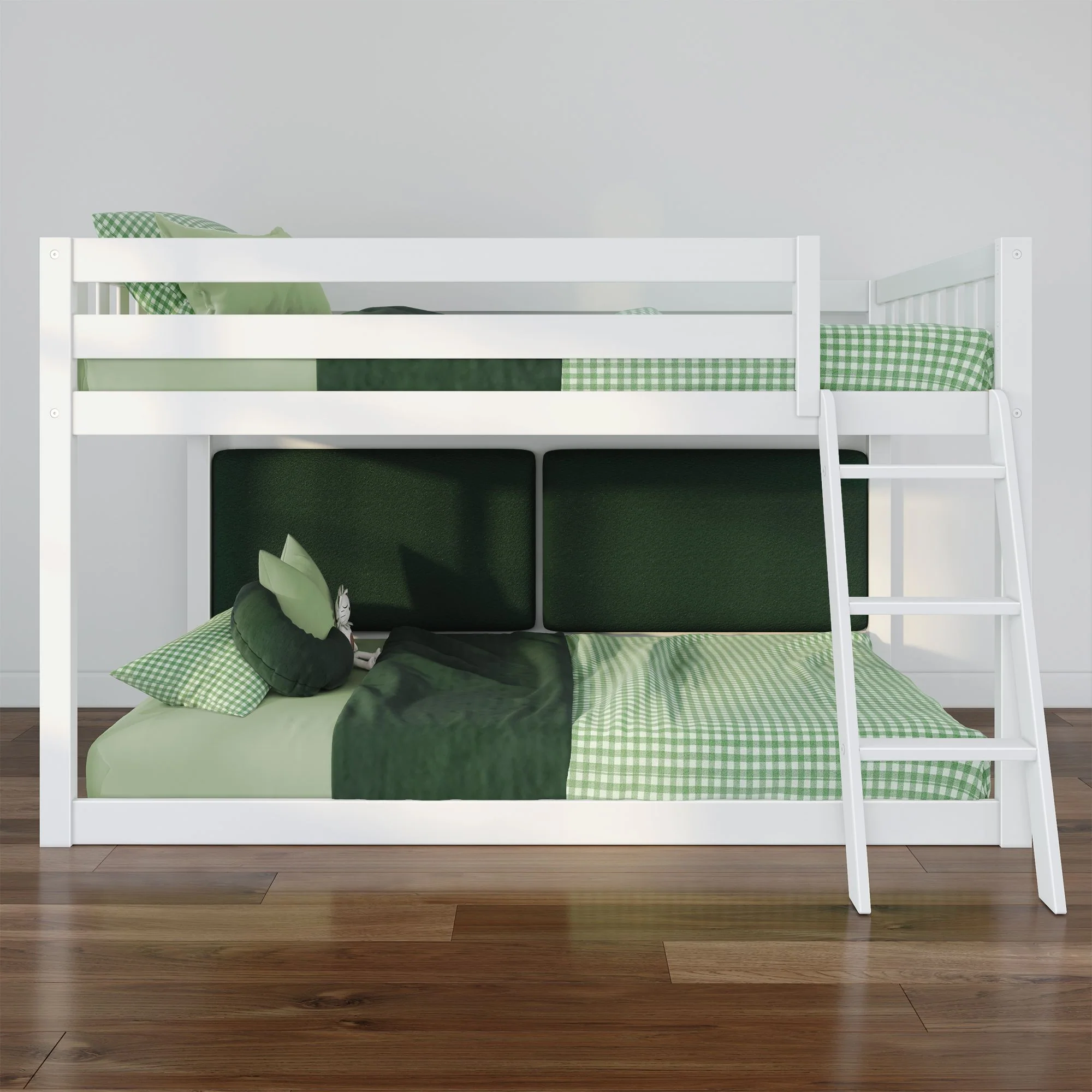 Twin Over Twin Low ModBunk With Two Backrests - Image 8