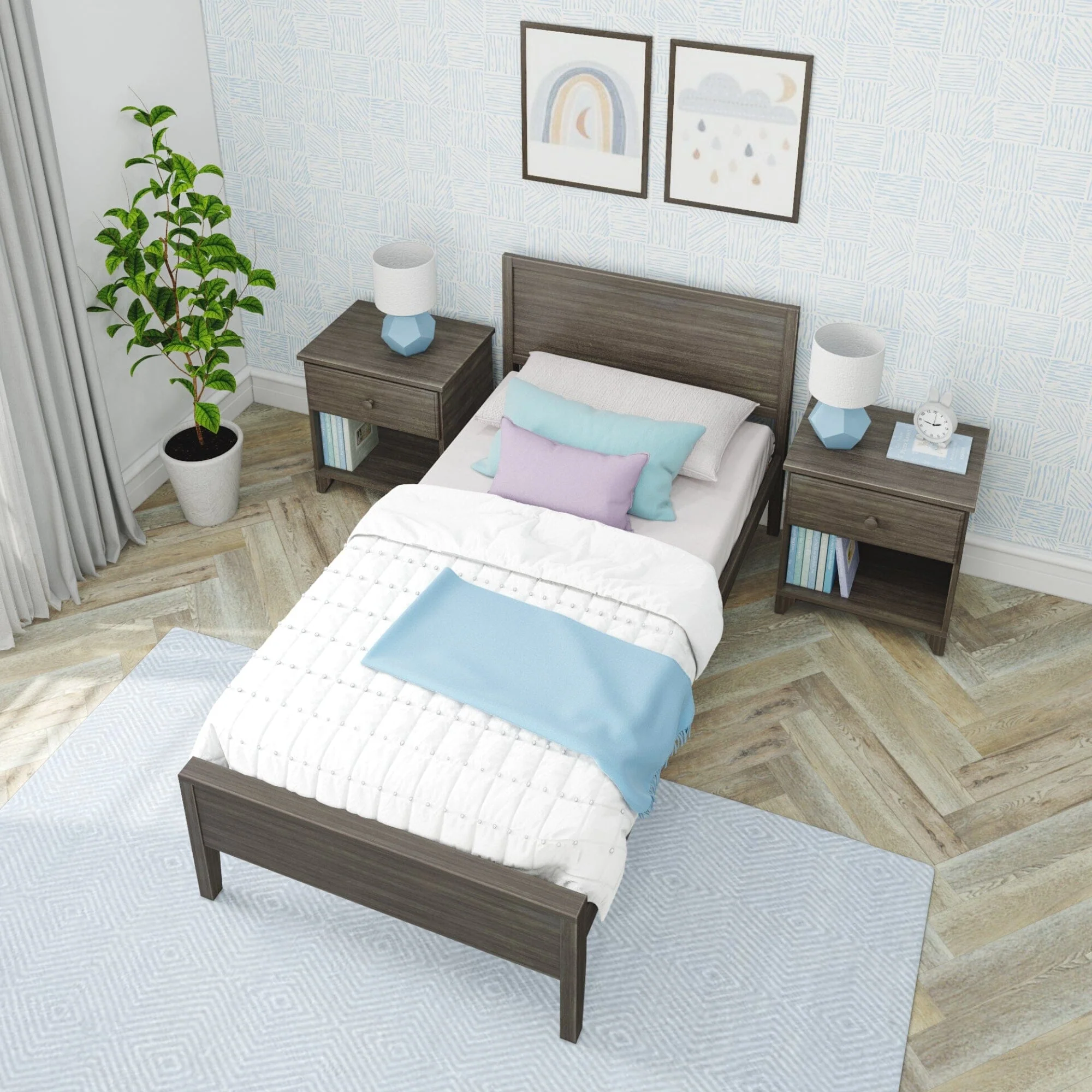 Twin Panel Bed - Image 18