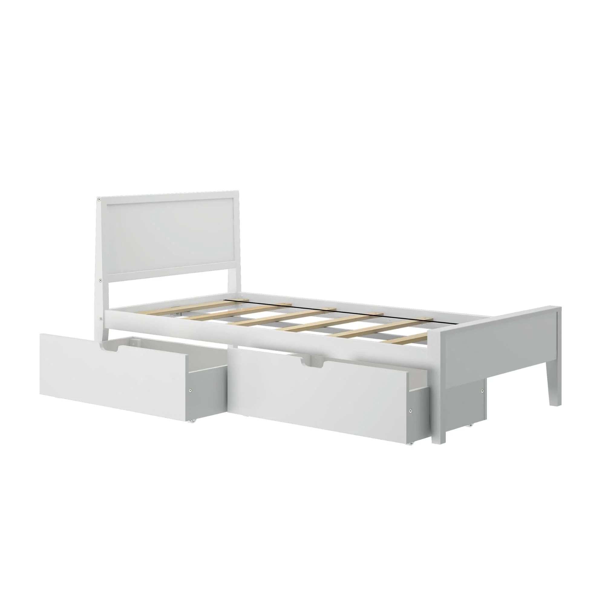 Twin Panel Bed With Storage Drawers - Image 7