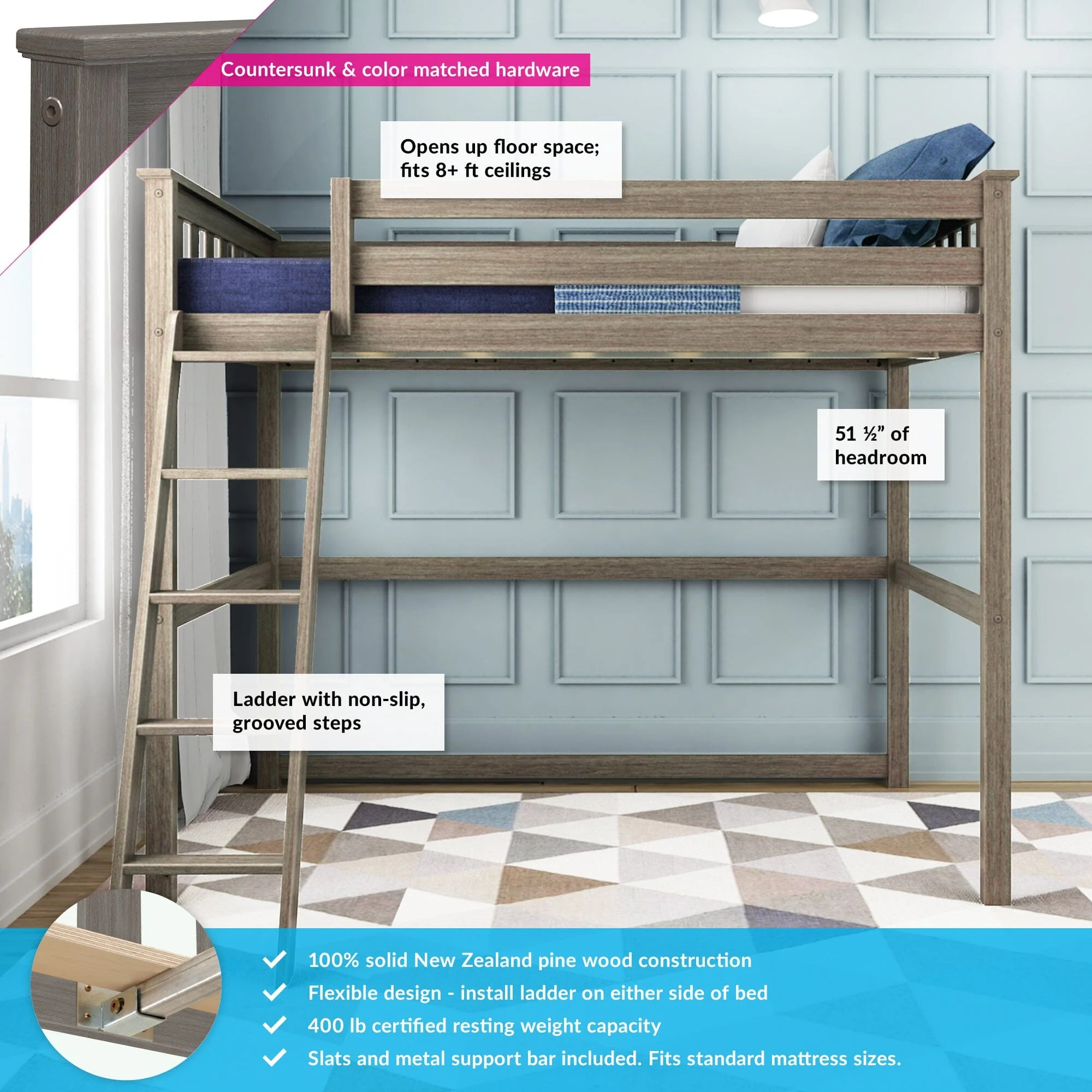 Twin Loft Bed - Image 4