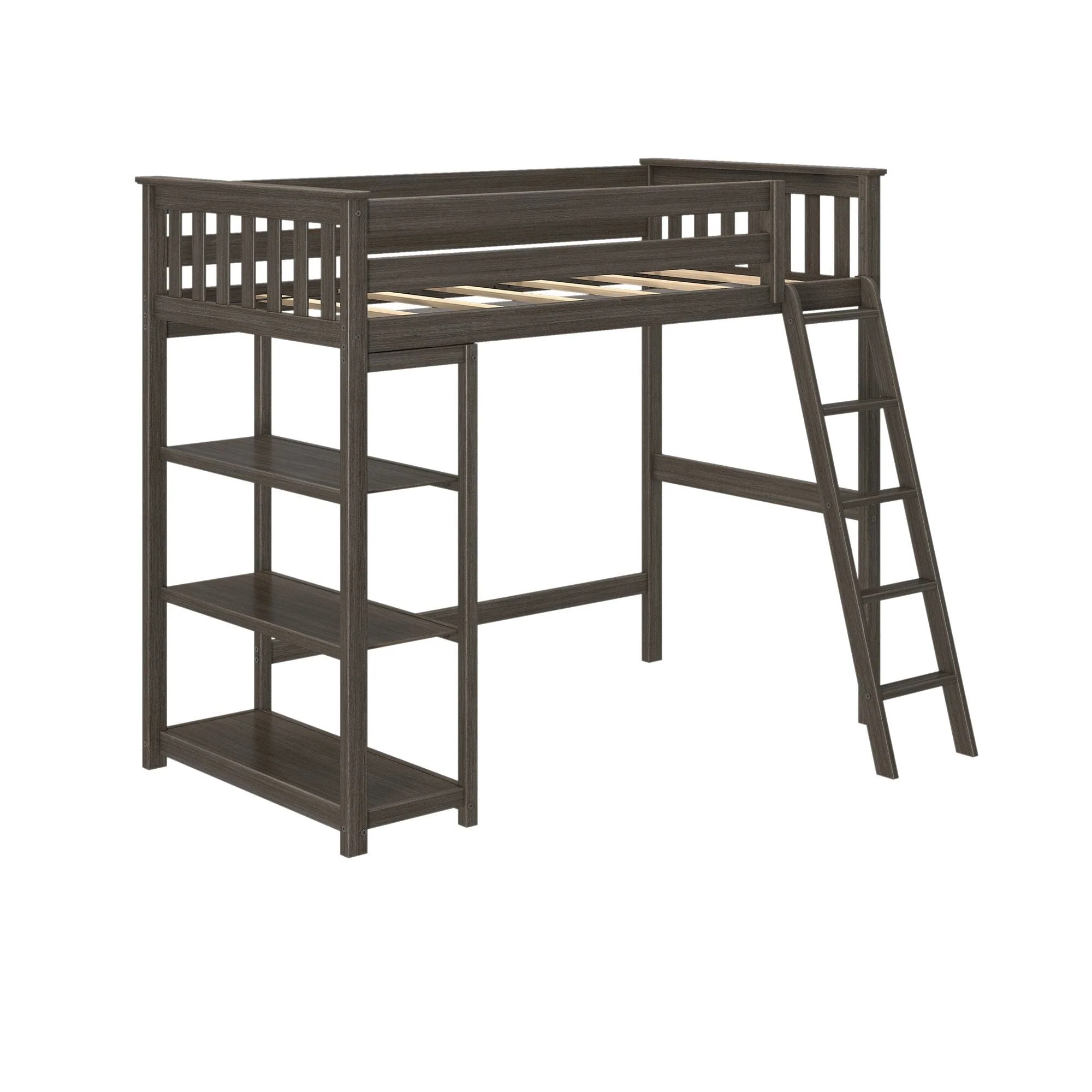 Twin Loft Bed With Bookcase - Image 10