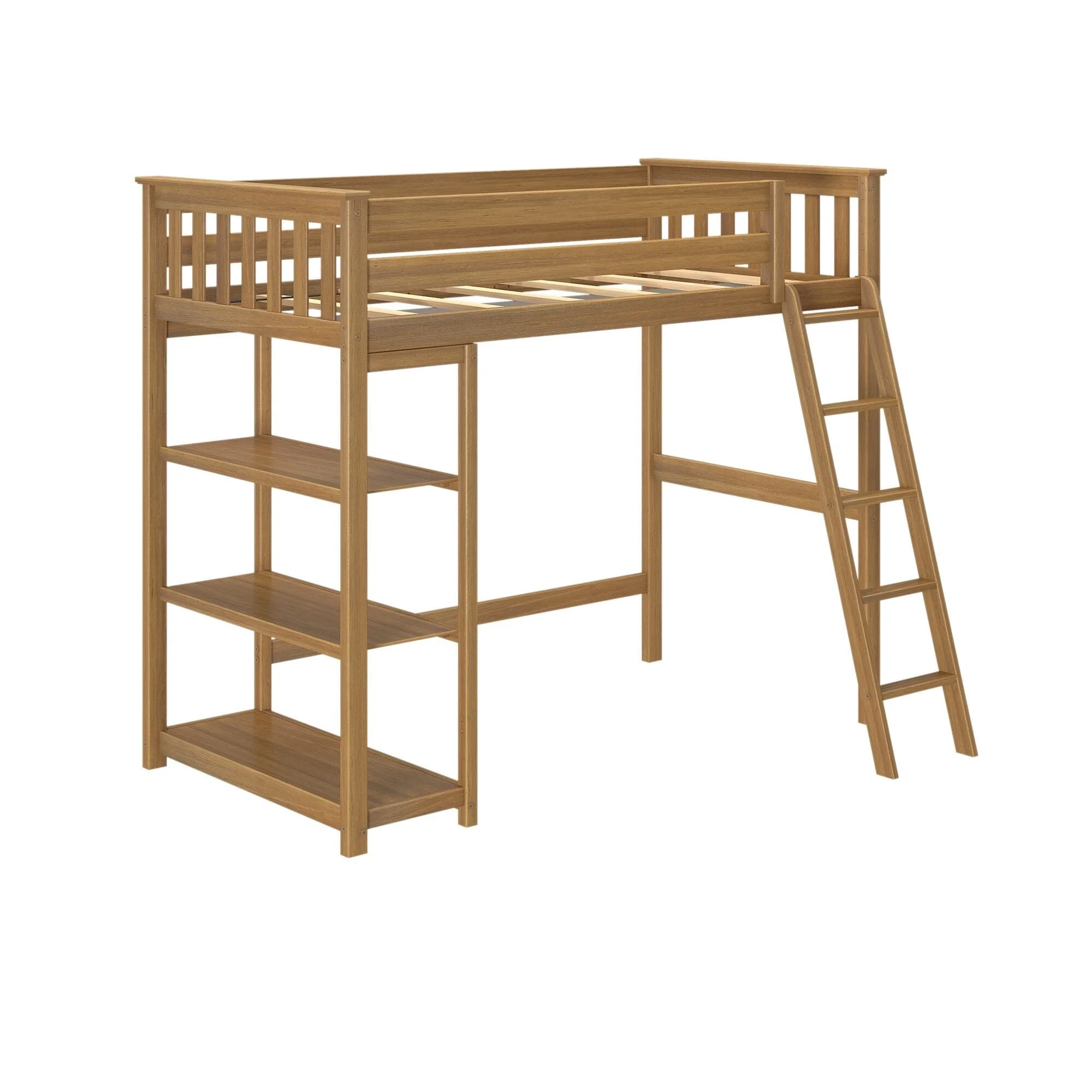 Twin Loft Bed With Bookcase - Image 12