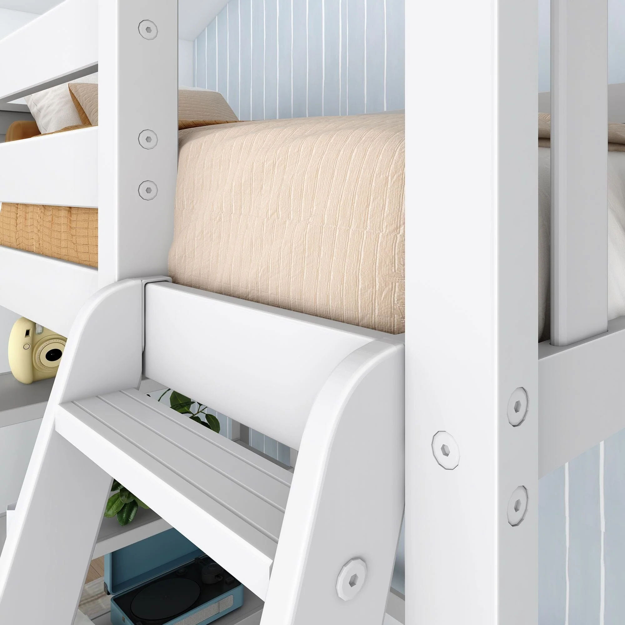 Twin Loft Bed With Bookcase - Image 14