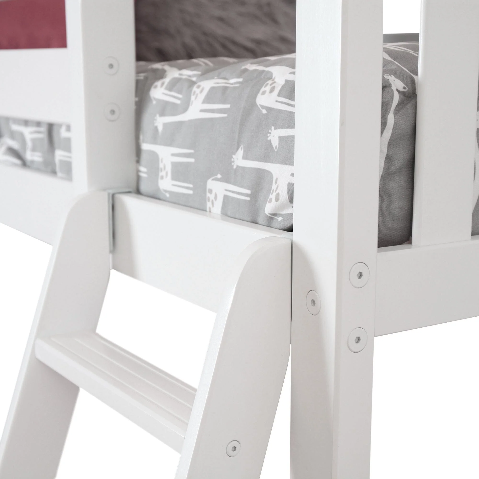 Twin Low Loft Bed With Curtain - Image 41