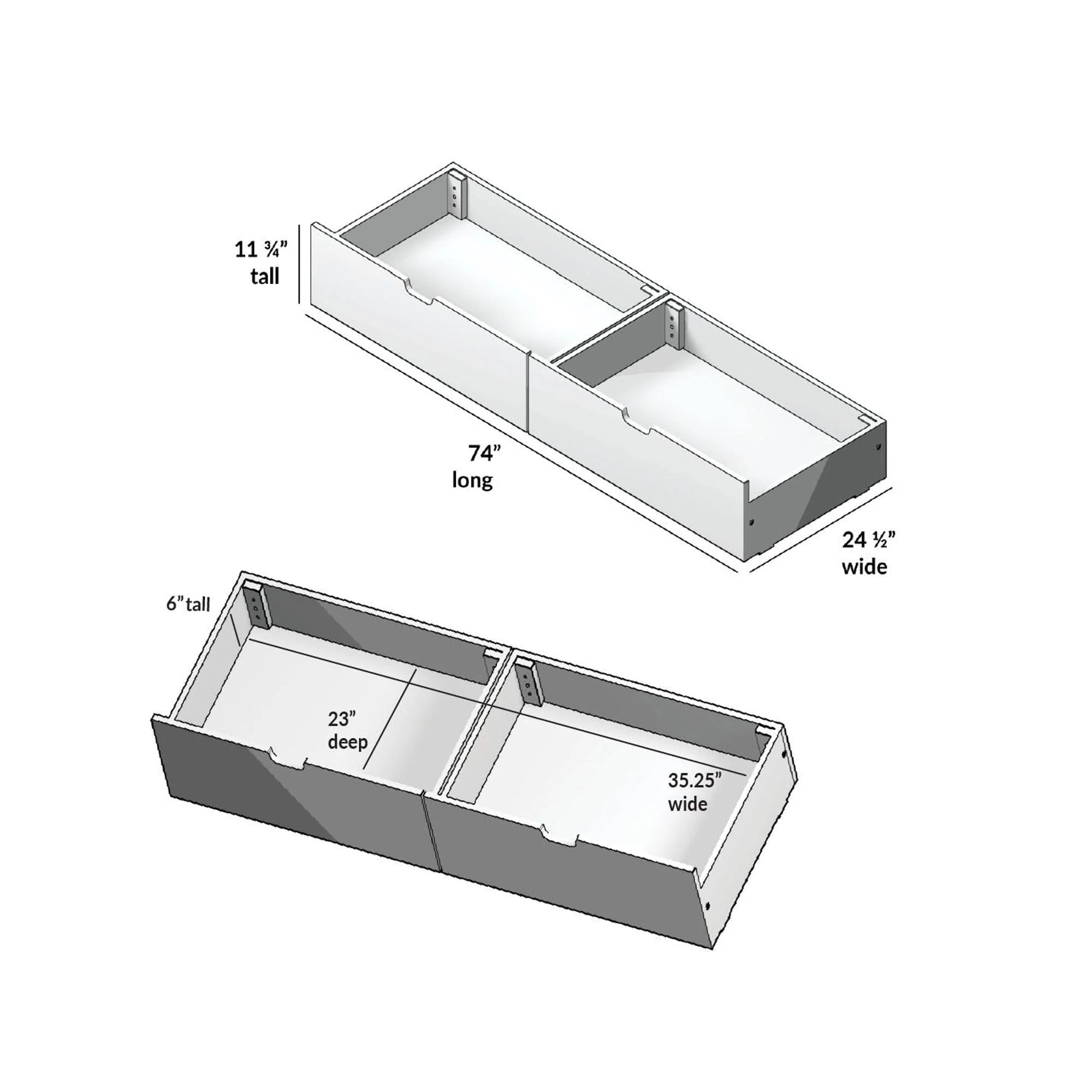 Underbed Storage Drawers - Image 34