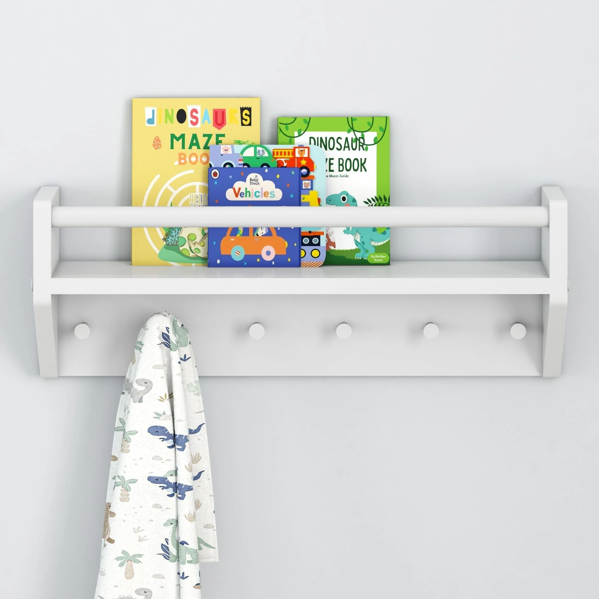 Wall Shelf With Pegs - Image 10