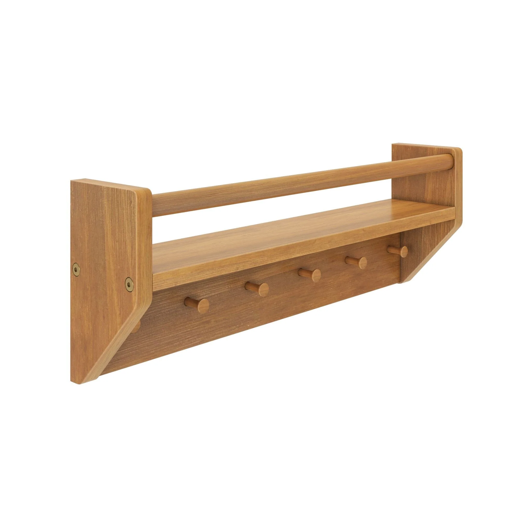Wall Shelf With Pegs - Image 17