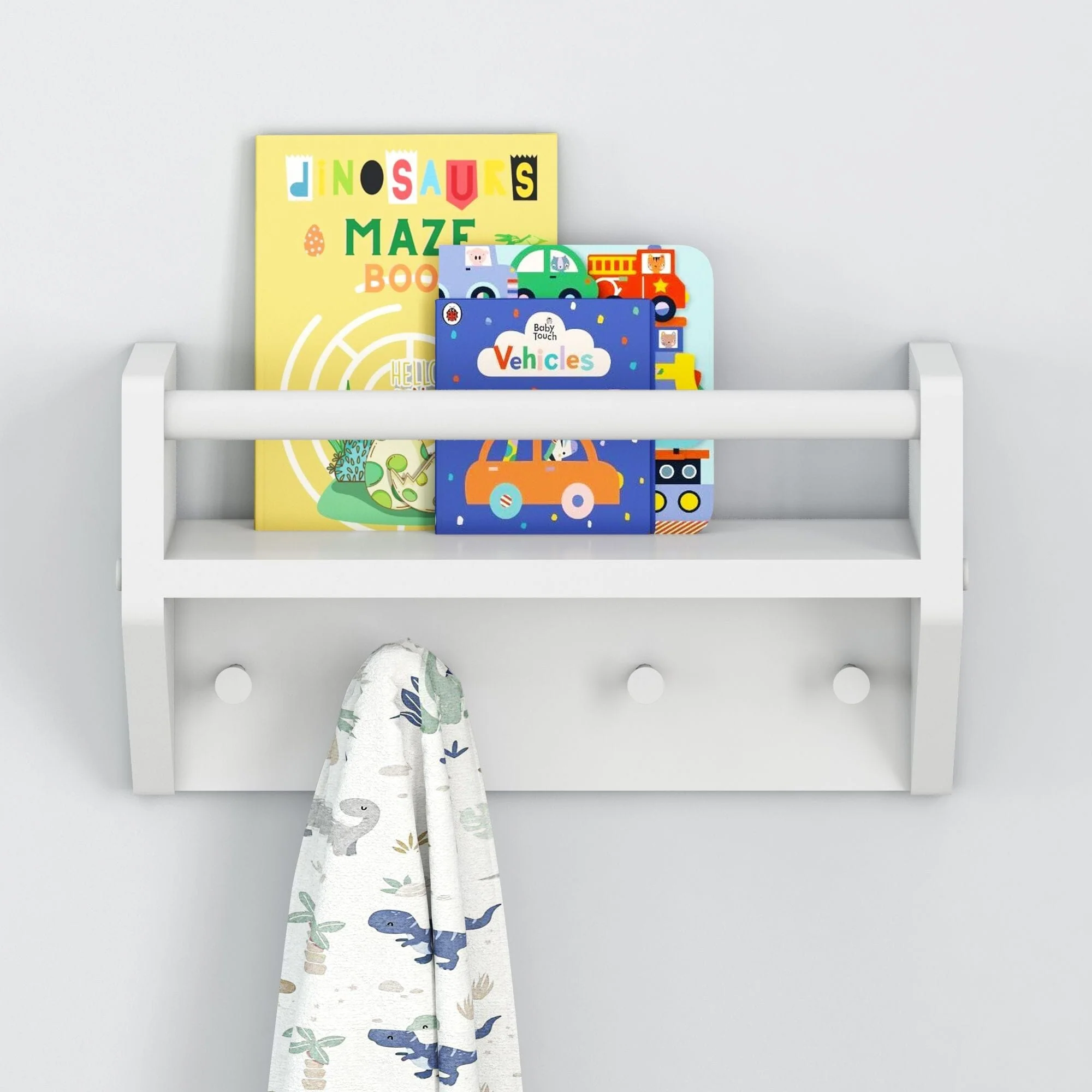 Wall Shelf With Pegs - Image 7