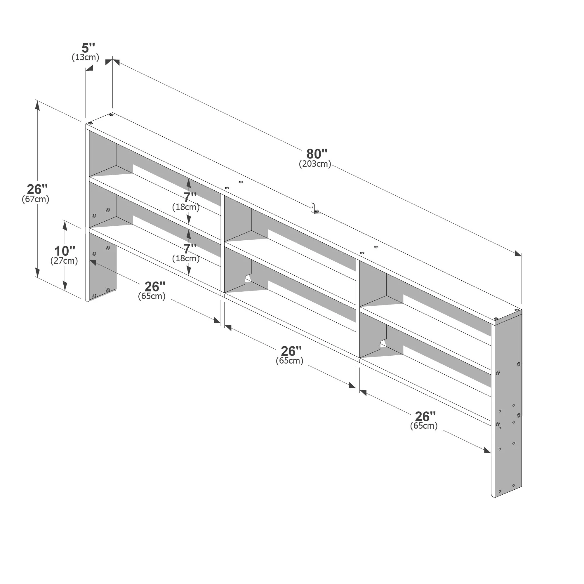 XL Modern Farmhouse Bunk Bed Bookcase - Image 22